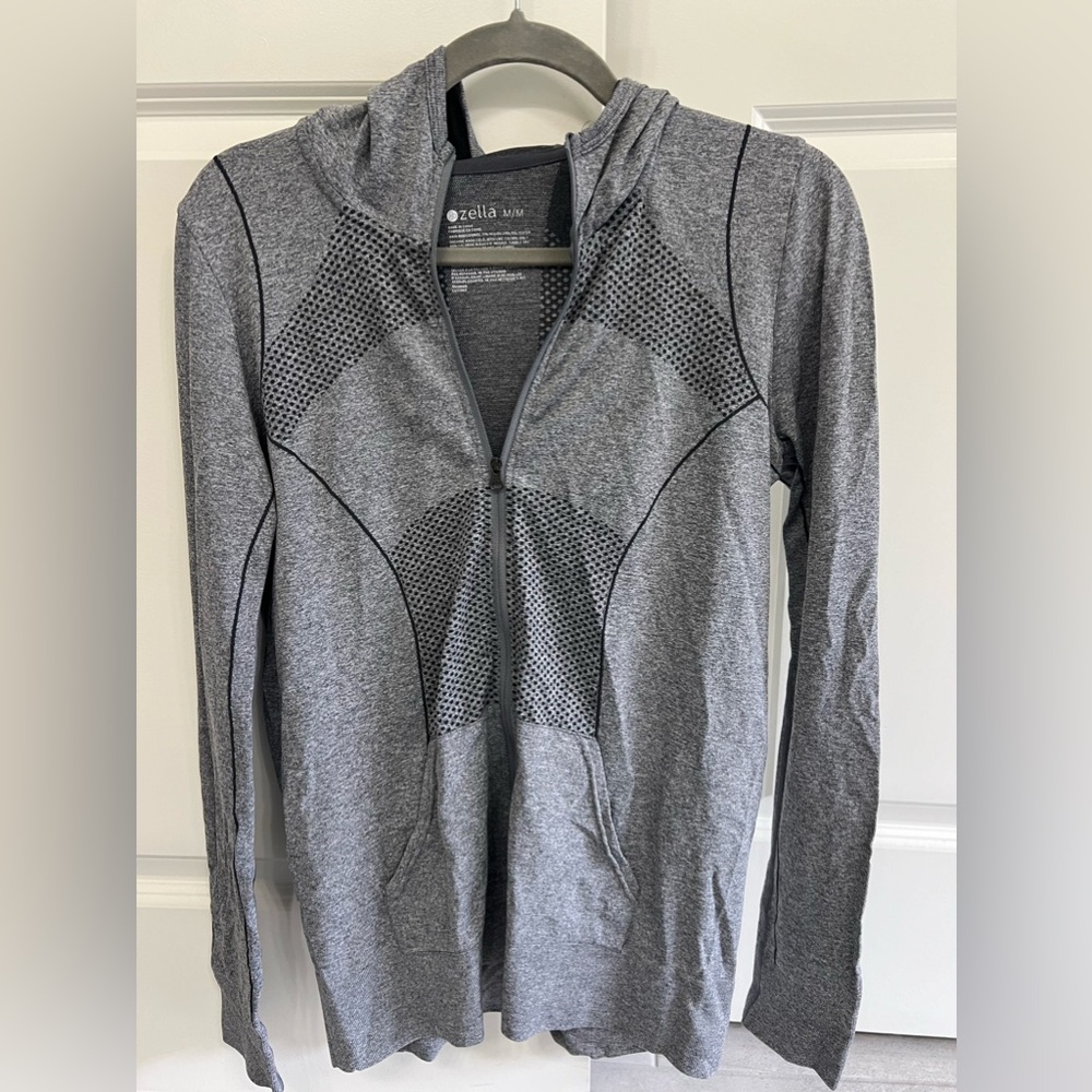Zella active zip up long sleeve with hood
